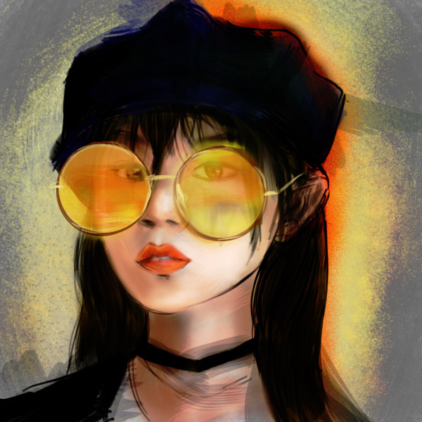sunglasses portrait 